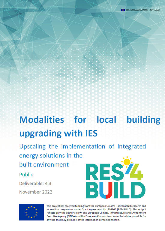 D4.3 Modalities for local building upgrading with IES